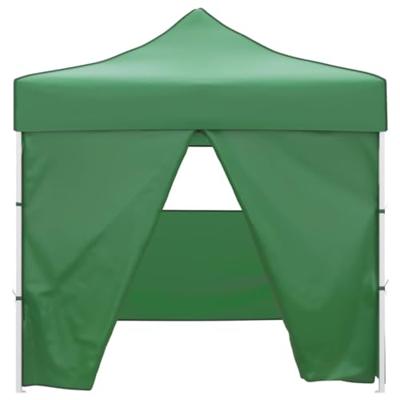 VidaXL Vouwtent met 4 zijwanden 3x3 m groen