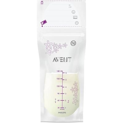 Set van 25 Philips AVENT bewaarzakjes voor moedermelk transparant
