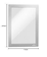 Durable Duraframe ft 14,8 x 21 cm (A5), zilver, 2 stuks - thumbnail