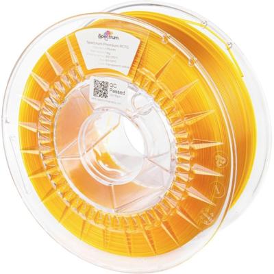 Spectrum Filaments 80737 Premium PCTG Filament PCTG Chemisch bestendig, Geurarm 1.75 mm 1000 g Transparant geel, Geel 1 stuk(s)