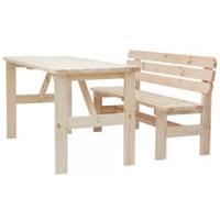 Grenen 3-zits tuinset 150 cm - thumbnail