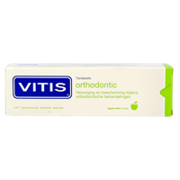 Vitis Orthodontic Tandpasta met 0,05% Cetylpyridinium Chloride (CPC) 75ml 32046 - thumbnail