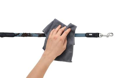 HUNTER Verstelbare hondenlijn Wolmar, rookblauw/zwart HUNTER Verstelbare hondenlijn Wolmar, rookblauw/zwart