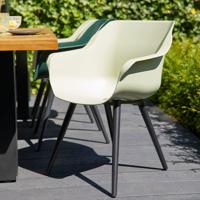 Sophie Studio dining armstoel French green Carbon Black - thumbnail