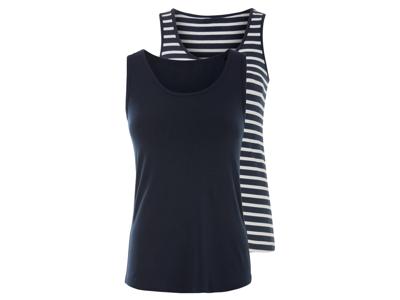 esmara 2 dames hemden (Marineblauw, S (36-38)) esmara 2 dames hemden (Marineblauw, S (36-38))