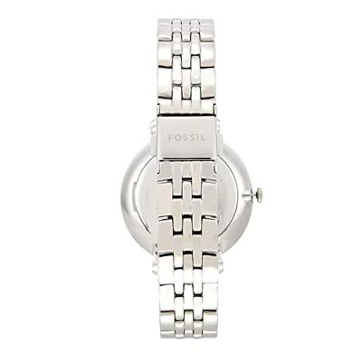 Fossil Dames Jacqueline Three-Hand Day-Date roestvrij stalen horloge ES3433