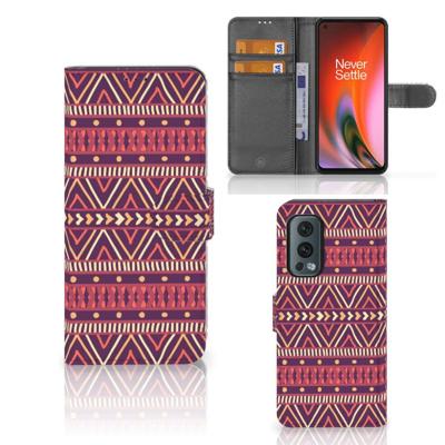 OnePlus Nord 2 5G | Telefoon Hoesje | Aztec Paars OnePlus Nord 2 5G | Telefoon Hoesje | Aztec Paars