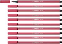 Viltstift stabilo pen 68/49 m aardbeienrood | 10 stuks - thumbnail