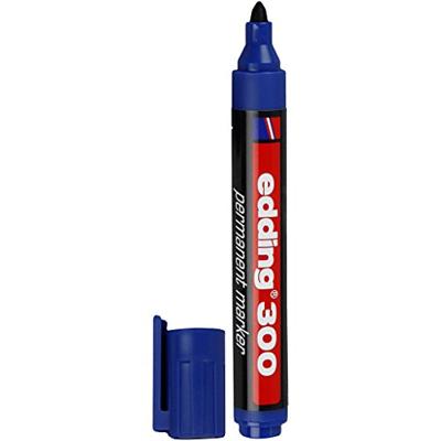 edding permanent marker 300 blauw