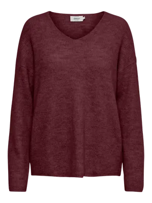 Only Camilla V-hals Trui