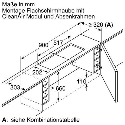 Bosch DWZ1IT1D1 Afzuigkap accessoire - thumbnail