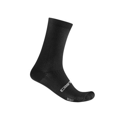 Castelli Espresso 18 sock zwart unisex XXL Castelli Espresso 18 sock zwart unisex XXL