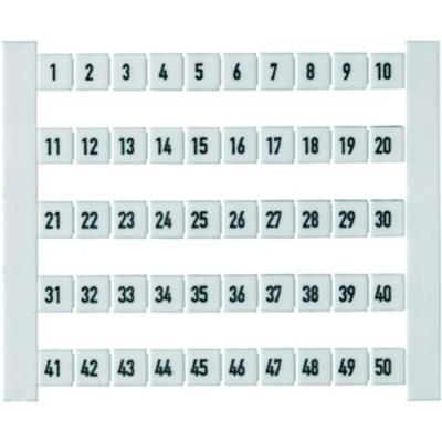 Weidmüller 354361187-500 Klemmarkering Wit 500 stuk(s) Weidmüller 354361187-500 Klemmarkering Wit 500 stuk(s)