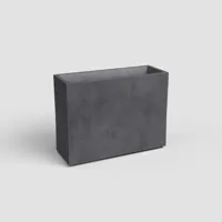Artevasi sydney hoog kunststof plantenbak 29.5x79.5x68cm antraciet - thumbnail