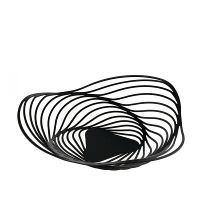 Alessi Trinity Schaal/Centrepiece 43 cm zwart