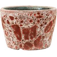Lava Relic Pink Planter bloempot binnen 25x25x17 cm - thumbnail