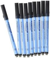 Viltstift staedtler ohp lumo m 305 non perm m zw | 10 stuks - thumbnail