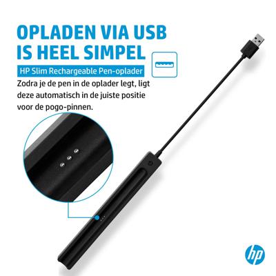 HP Slim Pen Charger Touchpen-laadstation Zwart