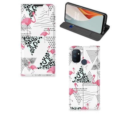 OnePlus Nord N100 | Hoesje maken | Flamingo Triangle