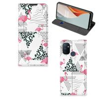 OnePlus Nord N100 | Hoesje maken | Flamingo Triangle - thumbnail