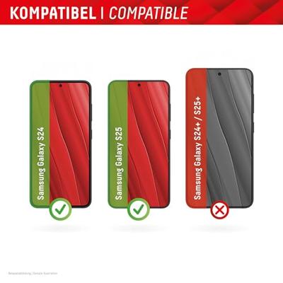 DISPLEX 01906 Screenprotector (glas) Samsung Galaxy S25 1 stuk(s) Anti-vingerafdruk