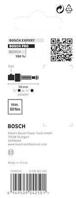 Bosch Accessories 2608522564 2608522564 Slagadapter Aandrijving 1/2 (12.5 mm) 1 stuk(s)