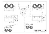 Trio PlafondlampGuayana 2-lichts nikkel - 651000207 - thumbnail