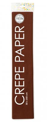 Globos Crepepapier bruin, 50x250cm