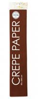 Globos Crepepapier bruin, 50x250cm - thumbnail