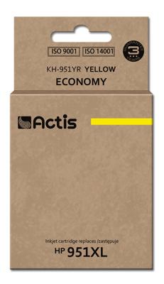 Actis KH-951YR inkt (vervanging HP 951XL CN048AE; Standaard; 25 ml; geel)