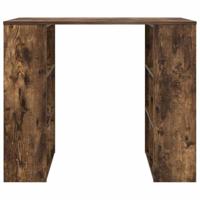 Bureau met plank Gerookt eiken 90 x 50 x 75 cm Bewerkt hout - thumbnail