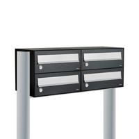 Allux Hive Set 2-Breed, 2-Hoog Met Dak Op Statief Zwart - 40030070_2x2ds - thumbnail