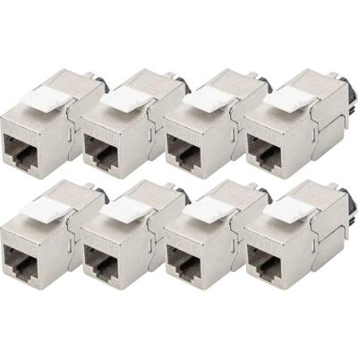 Digitus DN-93617-8 RJ45-inbouwmodule Keystone CAT 6A Digitus DN-93617-8 RJ45-inbouwmodule Keystone CAT 6A