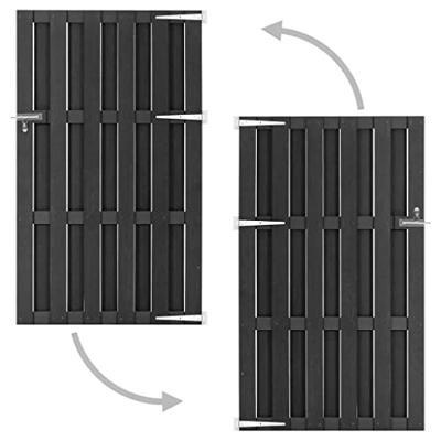 Poort 100x180 cm HKC grijs