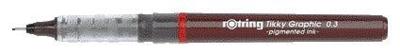 Fineliner rOtring Tikky Graphic 0.3mm | 12 stuks Fineliner rOtring Tikky Graphic 0.3mm | 12 stuks