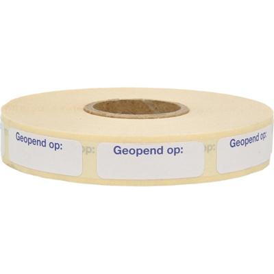 Etiket N49 geopend op