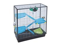 SAVIC RATTENKOOI ZENO 3 KNOCK DOWN EMPIRE ANTRACIET 100X50X118 CM - thumbnail