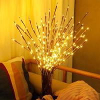 LED Willow Branch lamp bloemen verlichting vakantiehuis Christmas Party tuindecoratie batterij geëxploiteerd kerst verjaardag geschenken (warm wit) - thumbnail