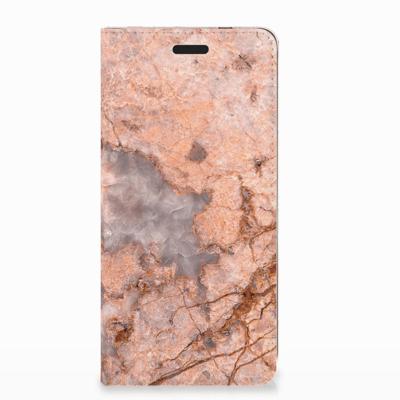 Nokia 3.1 (2018) | Standcase | Marmer Oranje