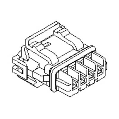 Molex 521170240 Female behuizing (kabel) Totaal aantal polen: 2 Rastermaat: 5.00 mm Inhoud: 1 stuk(s) Tray