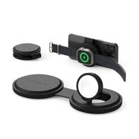 Satechi OntheGo 2-in-1 Qi2 wireless charger (15W) - Black - thumbnail
