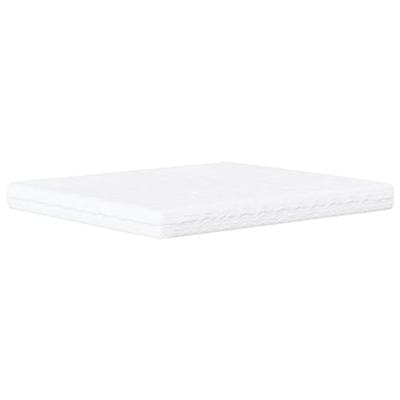 Bed met matras kunstleer cappuccinokleurig 180x200 cm