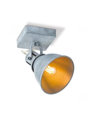 Home sweet home LED opbouwspot Fama Ø 9,5 cm - grijs betonlook Home sweet home LED opbouwspot Fama Ø 9,5 cm - grijs betonlook