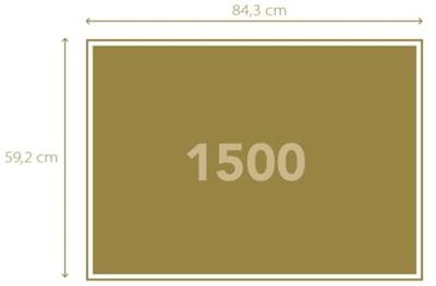 CLEMENTONI - Compact 1500 stukjes - Mont Saint-Michel