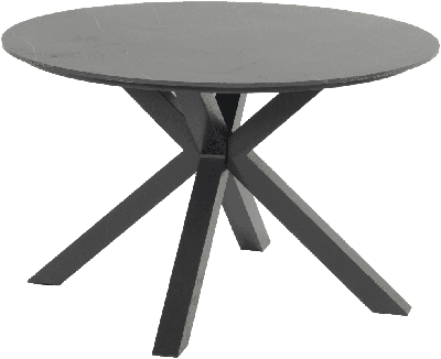 Hartman Ronde Tuintafel 'Xander' Keramiek, 120cm, kleur Antraciet