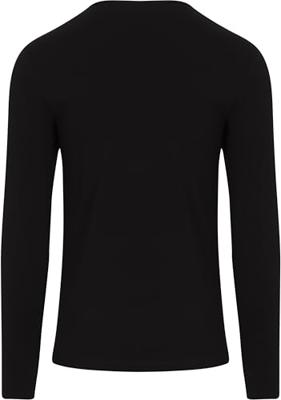 Garage Mens Stretch Body Fit Longsleeve Black (0208)