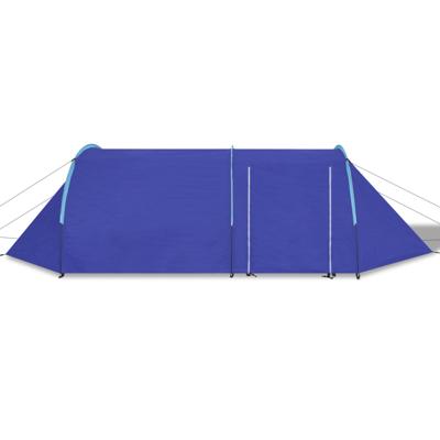 VidaXL Tent 4-persoons marineblauw en lichtblauw