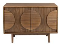Zuiver Dressoir 'Groove' Walnoothout, 82cm - thumbnail