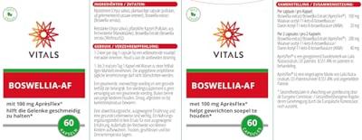 Vitals Boswellia-AF Capsules - thumbnail