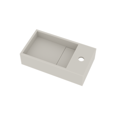 Fontein Ideavit Solidcube 40x22x10 cm Solid Surface Mat Wit Ideavit Fontein Ideavit Solidcube 40x22x10 cm Solid Surface Mat Wit Ideavit